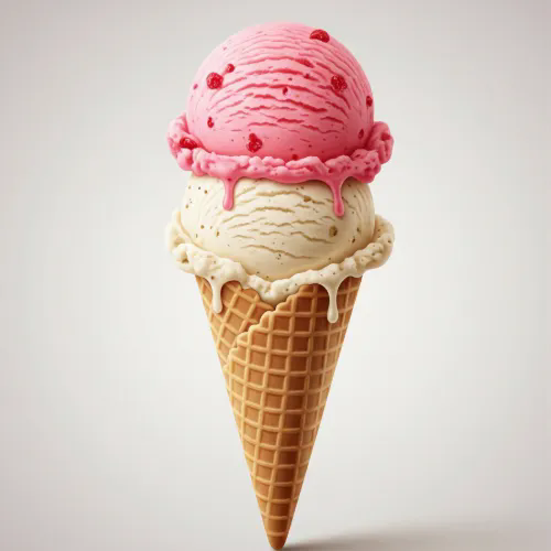 2 Scoop Cone 