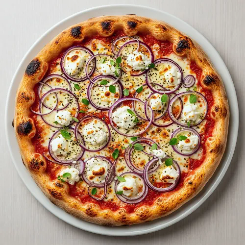 Cheese & Onion Pizza 