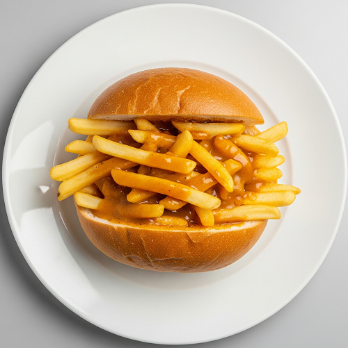 Roll & Chips With Curry 
