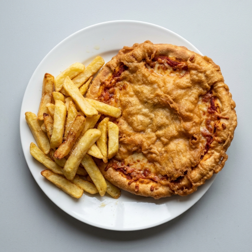 Fried Pizza Crunch 