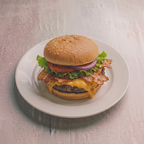 Pounder Cheese & Bacon Burger 