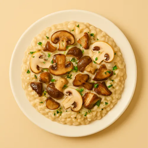 Risotto Funghi E Crema 