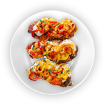 Baked Potato With Chicken & Sweetcorn 