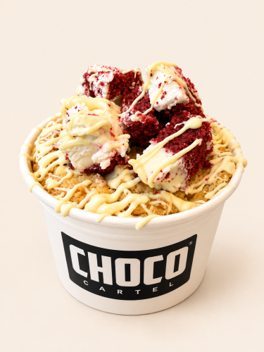 Red Velvet Cookie Cup 