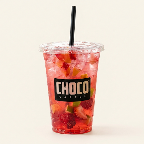 Strawberry Lime Iced Cooler 