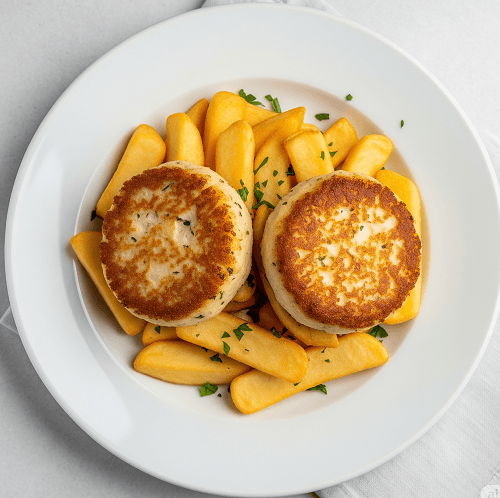 Fish Cake & Chips 