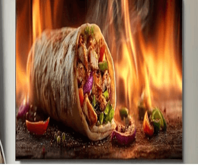 Mixed Naan Kebab Wrap 