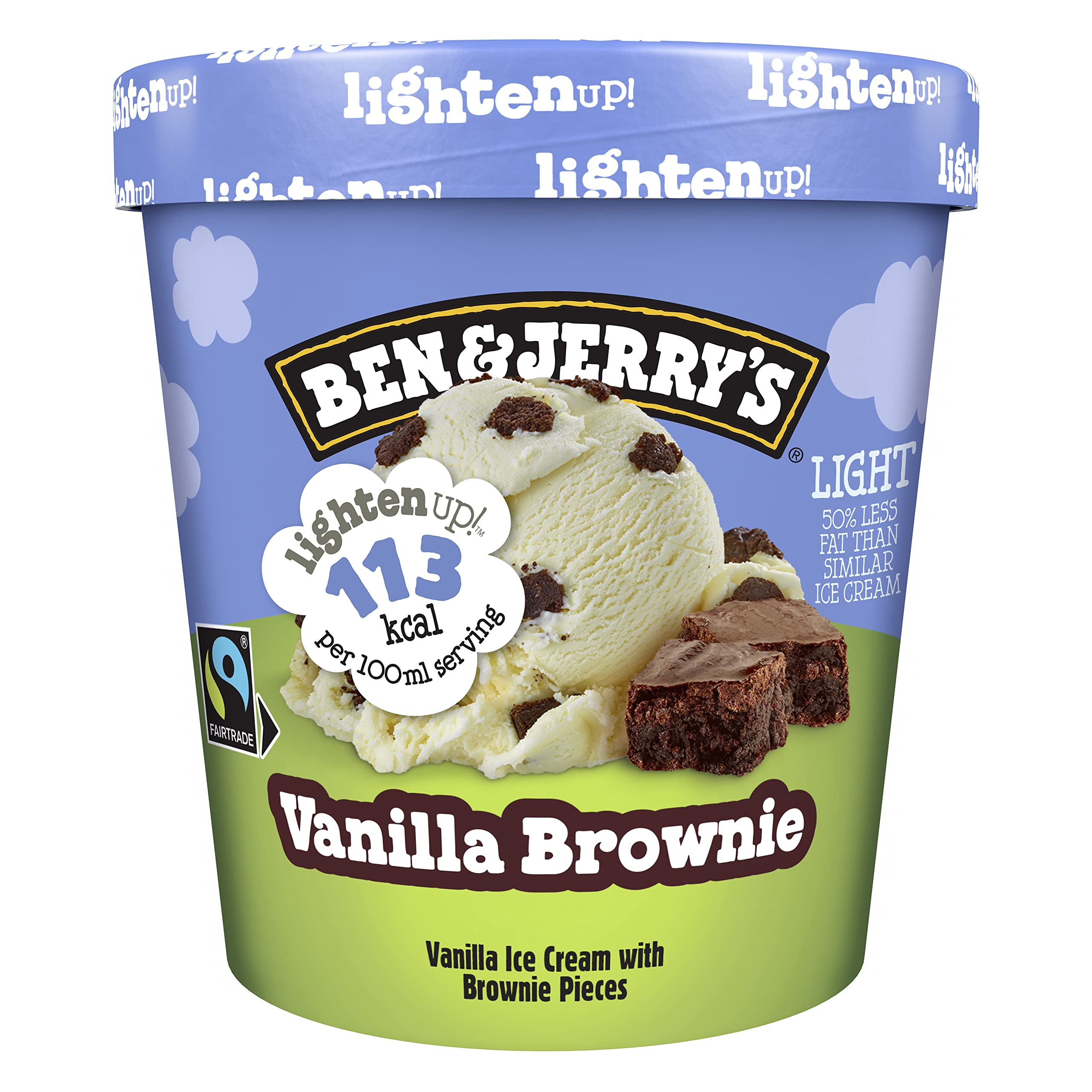 Ben & Jerrys Vanilla Brownie 465ml 