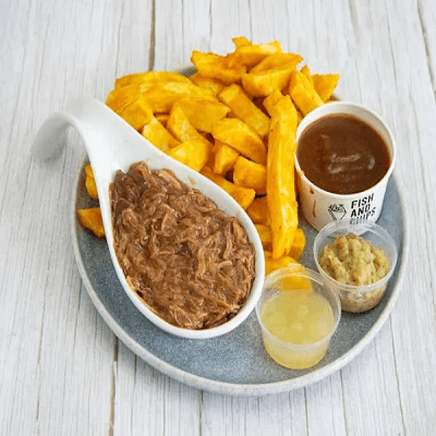 Pulled Pork & Chips Meal 