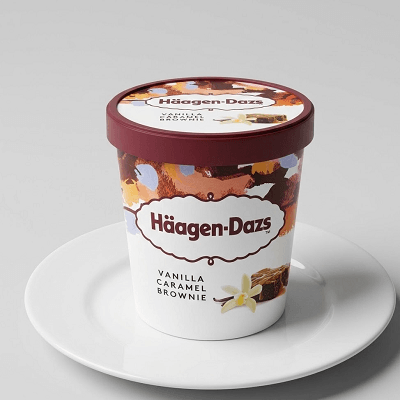 Haagen-dazs Vanilla Caramel Brownie 95ml 