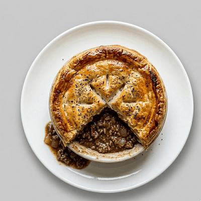 Minced Beef & Onion Pie 