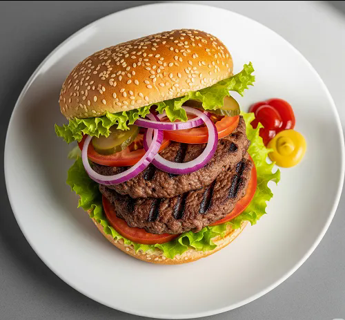 Bad Boy Loaded Double Burger 