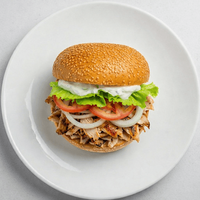 Chicken Kebab Burger 