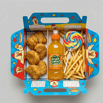 4 Chicken Chunks Kids Box 