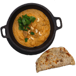 Peshwari Nan With Spicy Chicken 