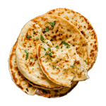 Garlic Nan With Veg Bhoona 