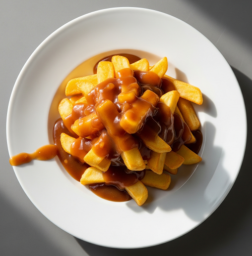 Chips & Curry Sauce 