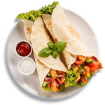 Peri Peri Chicken Wrap Meal 
