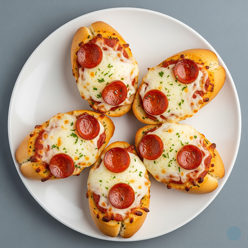 Garlic Bread, Cheese & Pepperoni 